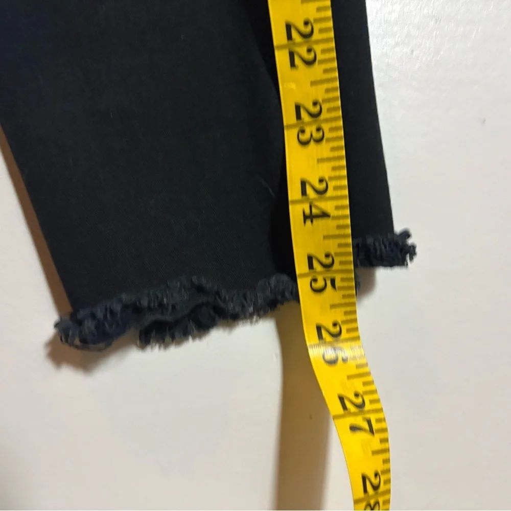 HUE Black Skinny Distressed Women's Jeans - Picture 4 of 5